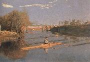 Thomas Eakins max schmitt in a single scull china oil painting artist